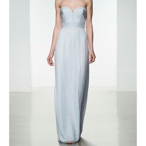 Amsale Bridesmaid Dress Black Size 6